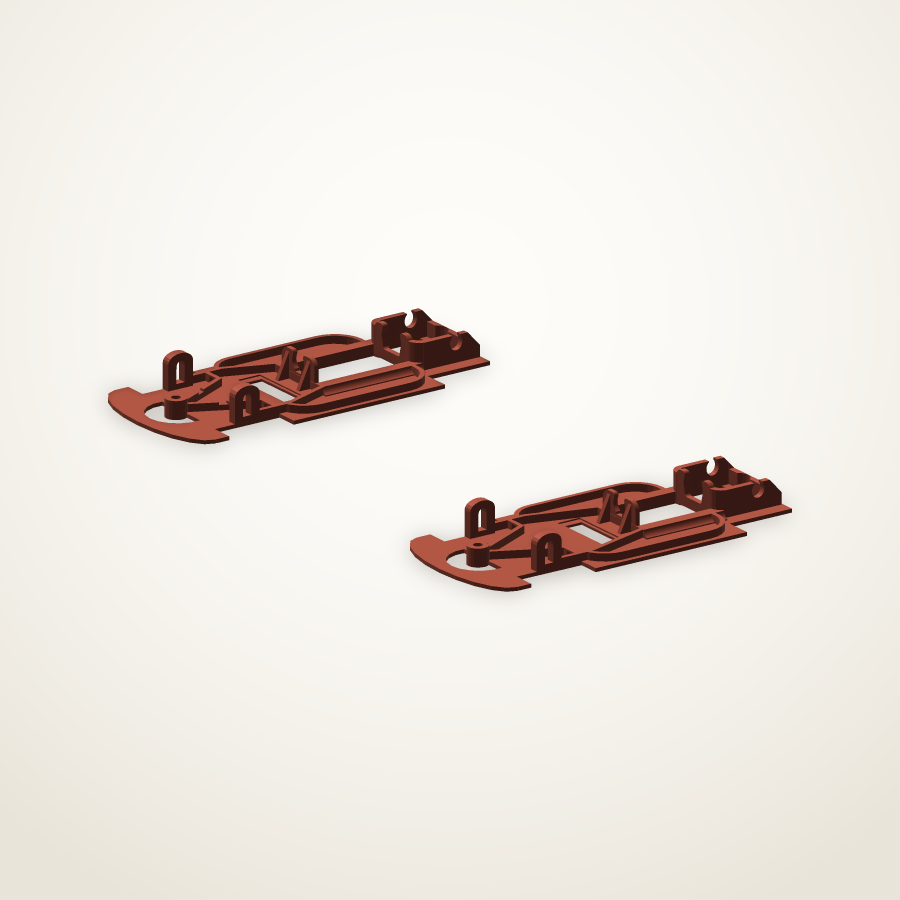 Chasis de slot, motor largo y corto