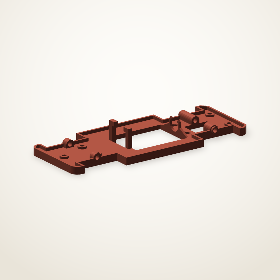Chasis de slot escala 1:43